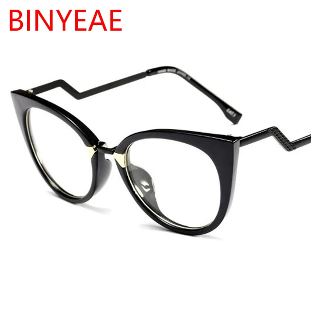 Red Eyeglasses Frame Women Fashion Glasses Cat Eye Optical Frames