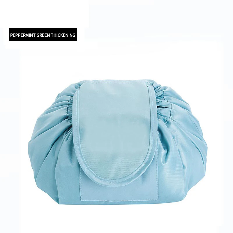 Ленивый макияж мешок большой емкости складной портативный Drawstring сумка для хранения артефакт дорожная сумка простая сумка для хранения косметики сумка - Цвет: 1