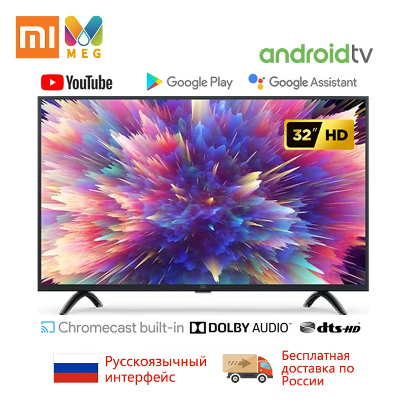Billige Fernsehen xiaomi mi TV 4A 32 zoll Smart lcd TV DVB T2 RU TV