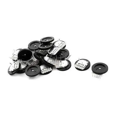 20 шт B503 50K Ohm 5-контактный разъем линейный циферблат колеса потенциометр 16 мм x 2 мм