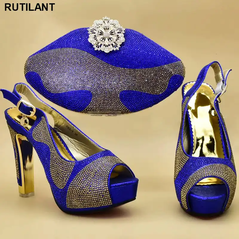 matching heels and purse