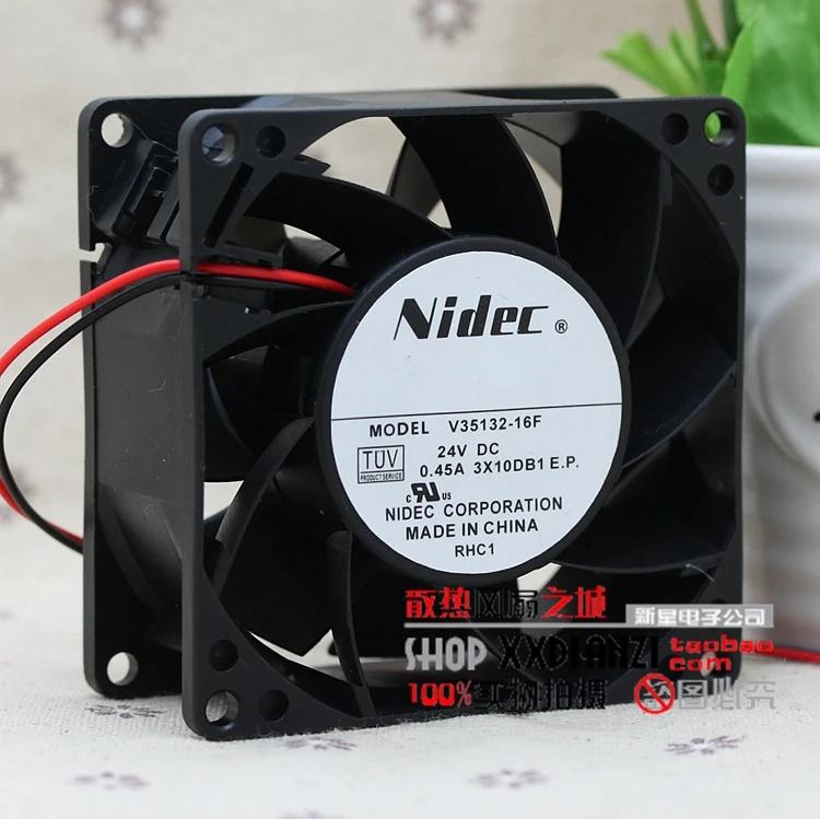 

Original V35132-16F 8038 0.45A 8CM 24V large air volume inverter fan