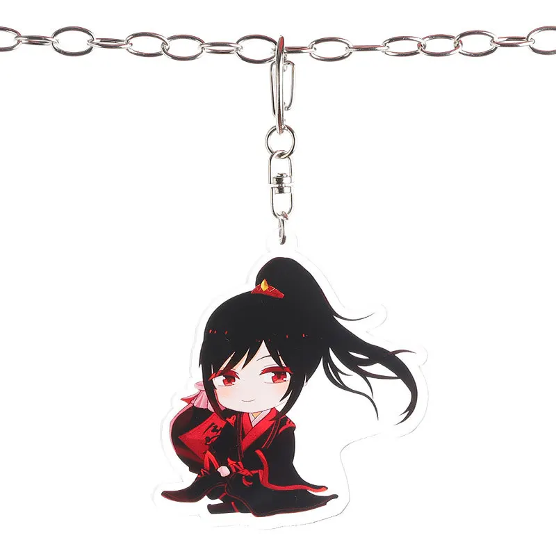 Аниме mo дао ЗУ shi брелок Lan Wangji на каждый день Wei Wuxian милые с изображением забавного героя мультфильма акриловая подвеска брелок гроссмейстер демоническим культивирования - Цвет: K-153
