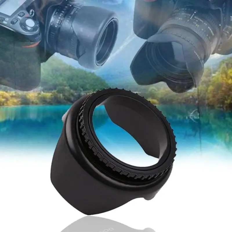 Профессиональная бленда для объектива в форме цветка для Nikon Cannon sony