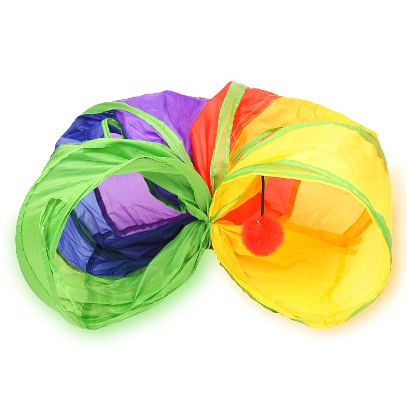 Collapsible Cat Tunnel Toy – Interactive Tube for Indoor & Outdoor Play 3