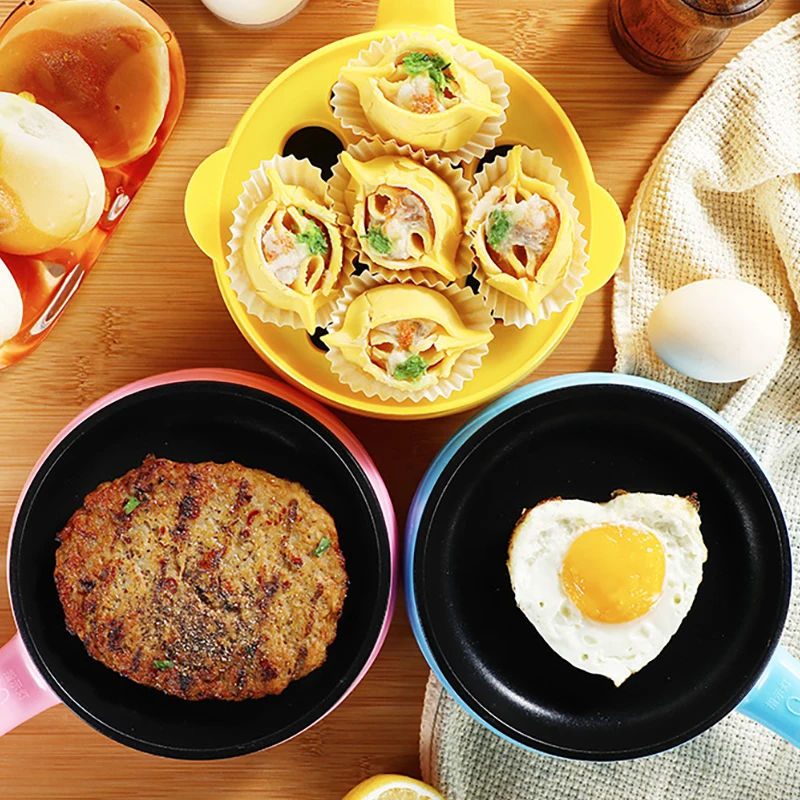 Egg Cooker For Breakfast Multifunction Mini Electric Egg Omelette Cooker 220v Non-stick Frying For Pan Steak Egg Sausage Machine 3