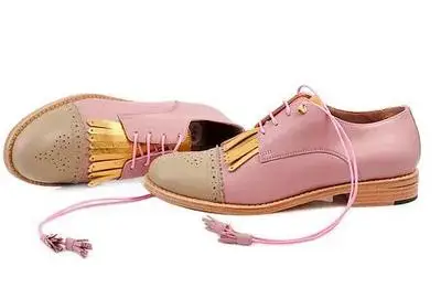Новинка; Туфли-оксфорды в британском стиле; женская обувь на шнуровке с резьба Буллок; обувь с острым носком без шнуровки на толстой мягкой подошве; кожаные туфли дерби в консервативном стиле