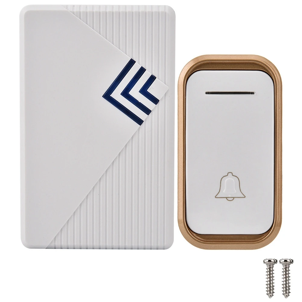 Wireless Doorbell,Home Smart Waterproof Security Doorbell Wireless Battery-operated Doorbell 