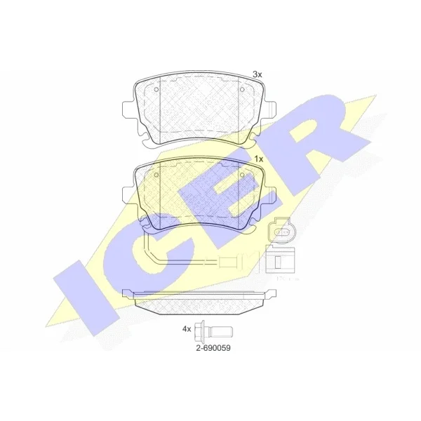 Колодки дисковые задние VWT5/Caravelle 2.0i/3.2i/1.9TDi/2.5TDi 0|Тормозной цилиндр| |