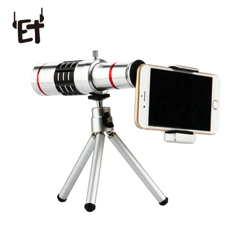 

UK Shipping ET 18x Zoom Optical Telescope Telephoto Lens with Tripod Clip Kit Universal Phone Camera Lens for iPhone Android