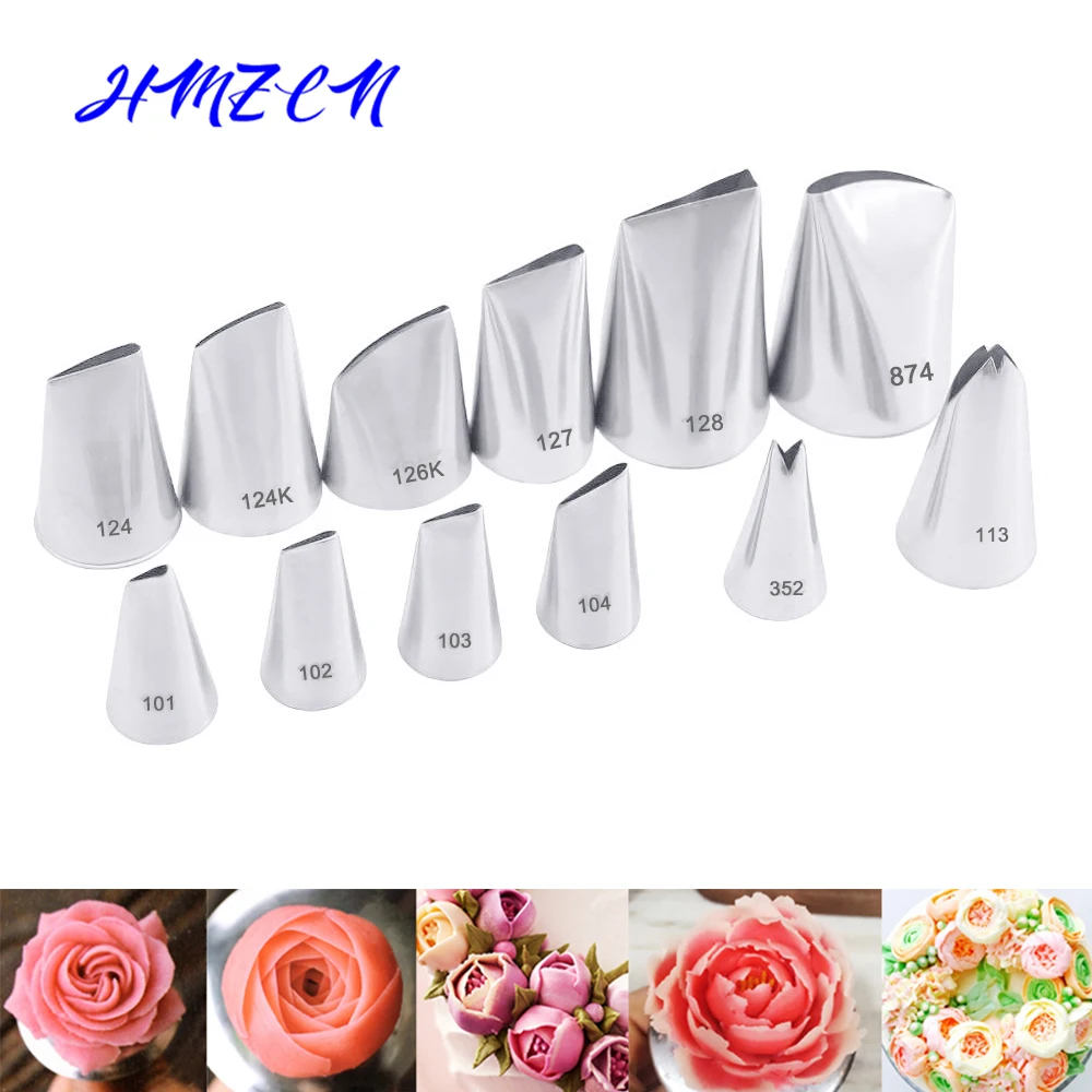 Pastry-Tools Tulip-Molds Tips Rose-Nozzle Cake-Decorating Cream Fondant Icing 1PCS