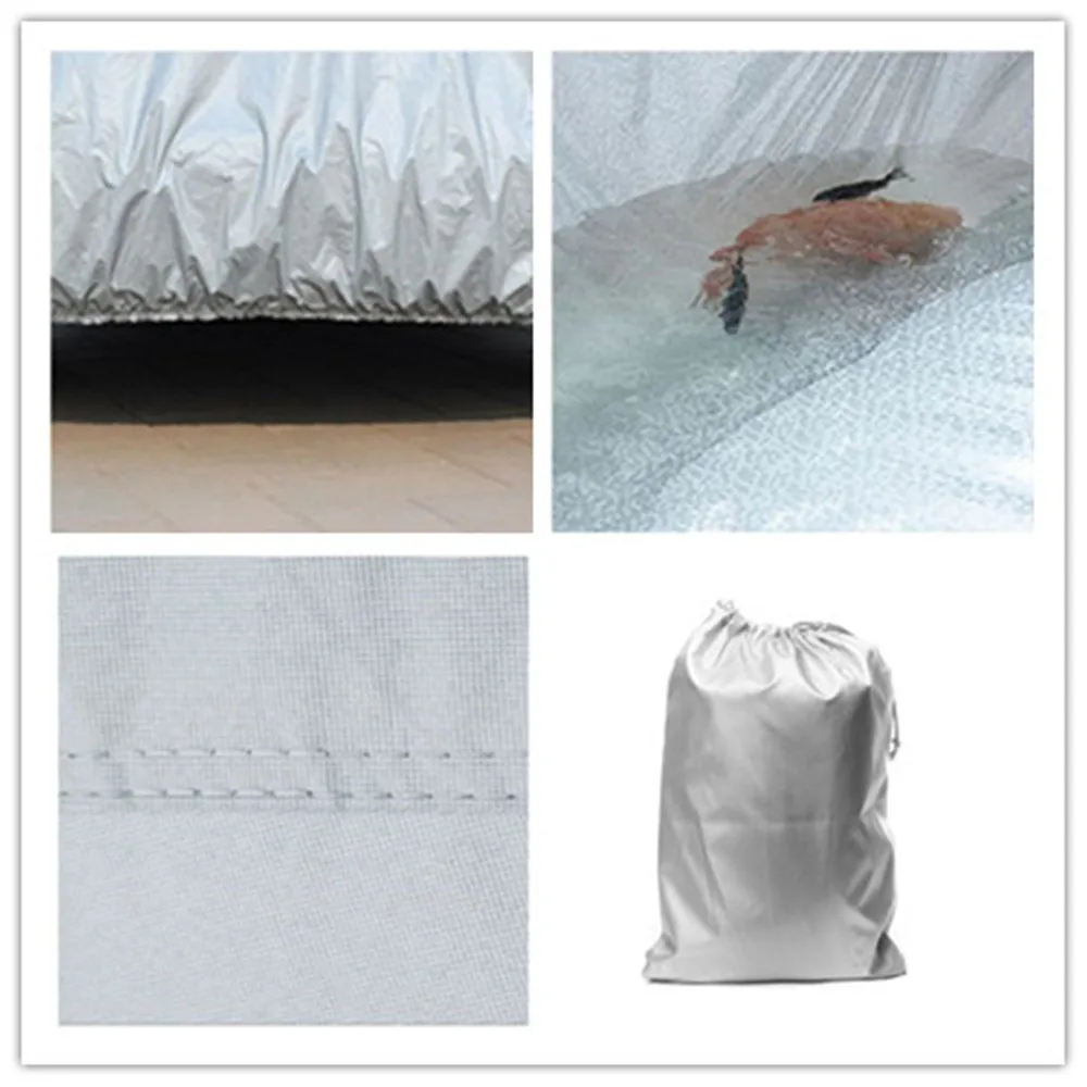 190T универсальные чехлы для автомобиля защита от солнца УФ пыли дождя снега