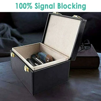 

1Pcs Car Key Signal Blocker Box Shielding Pouch Case For Privacy Protection Accessories Faraday Box Car Storage Car Accessories