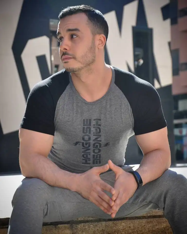 Облегающая футболка с надписью «Muscle Brother», Новинка лета, повседневная мужская Спортивная футболка с рукавом реглан и коротким рукавом