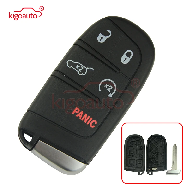 Kigoauto M3N-40821302 корпус умного ключа 68150061AC AA AB AC 4+ 1 кнопка для Jeep Grand Cherokee