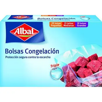 

Albal Bags – Freezing – Triple Layer – 45 Bags – [Pack of 3]