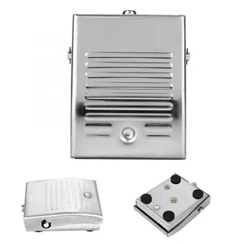 

Stainless Steel Tattoo Foot Pedal RCA Interface Tattoo Machine Gun Foot Switches