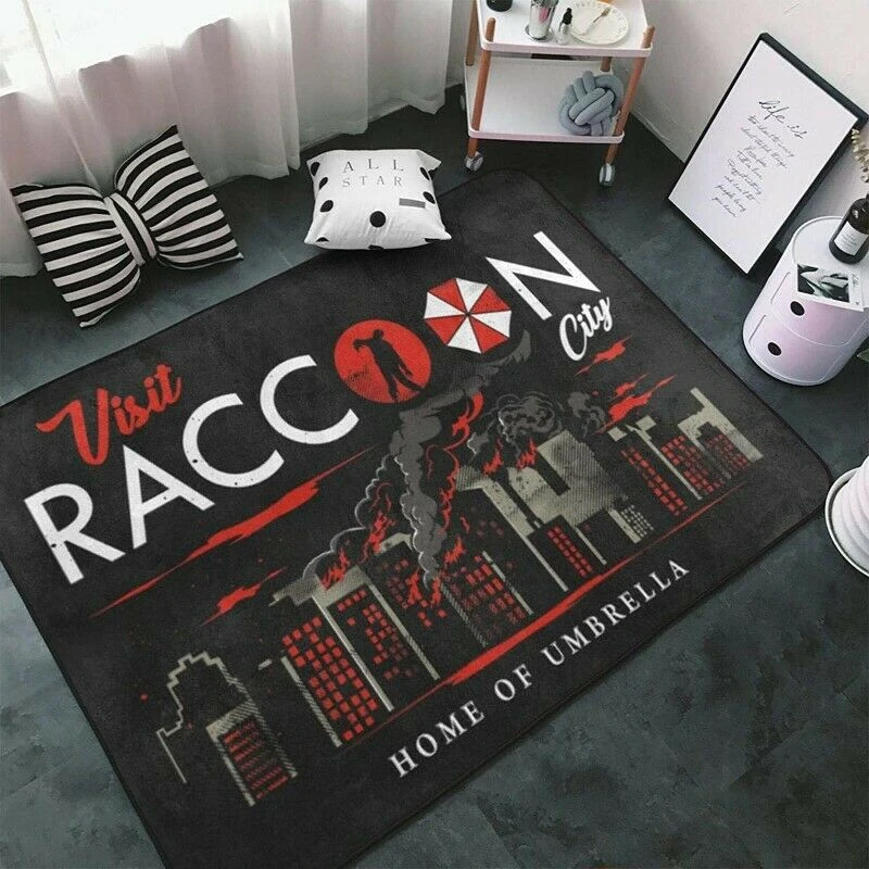 Resident Evil Umbrella Decorative Rug Square Game Modern Home Living Room Floor Mat Bedroom | Дом и сад