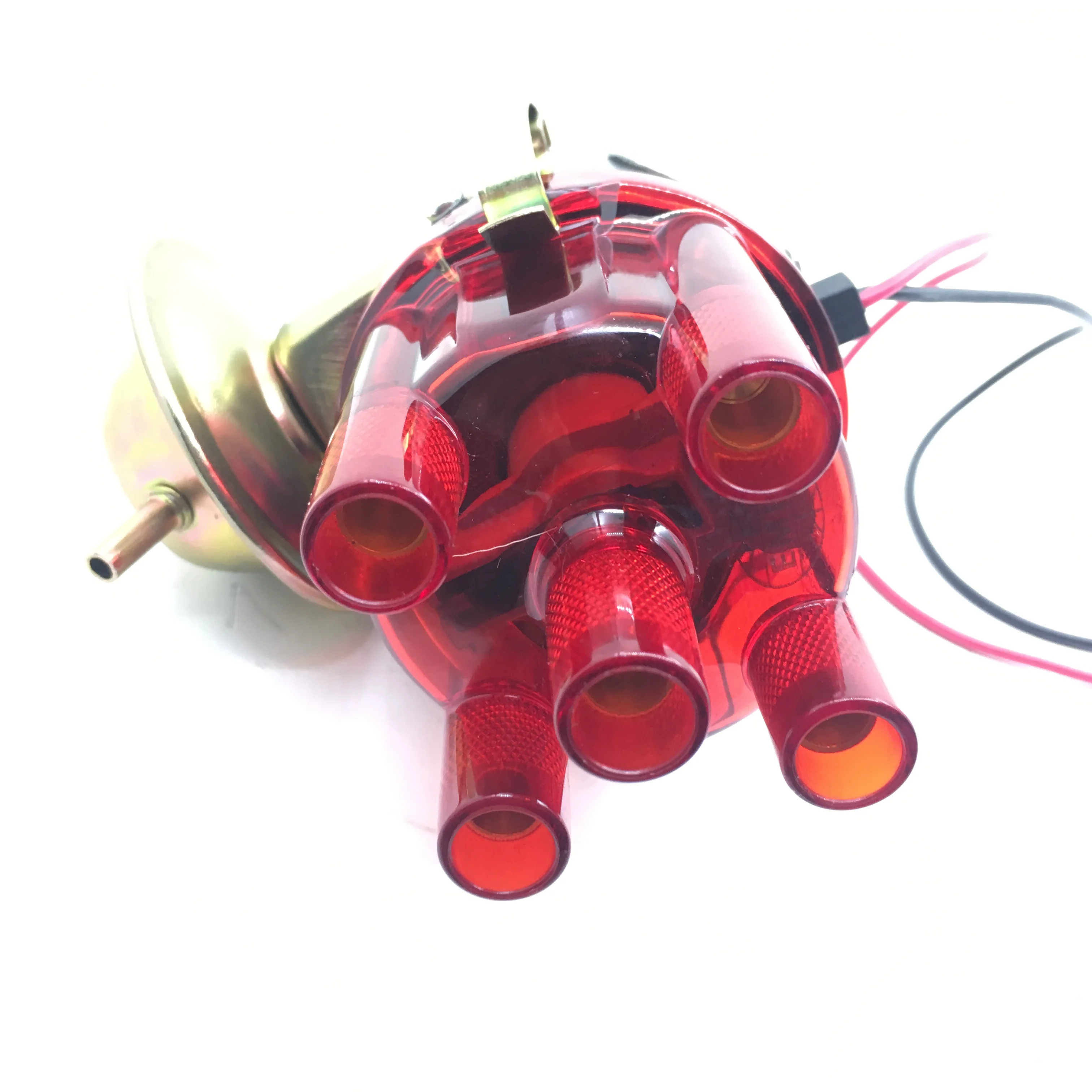 SherryBerg Complete Distributor Chrome Clean Cap 034 Electronic Distributor W Vacuum advance(SVDA) for VW Beetle Bug GHIA New electronic distributor auto distributor assembly automobile distributor automobile ignition distributor