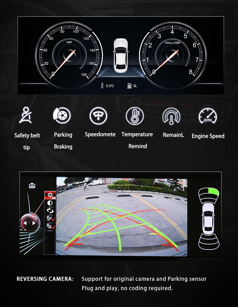 Top Andream 8.8" Android 9.0 8core 4G 64G Car Multimedia Player For BMW Series 5/3 E60 E61 E62 E63 E90 E91GPS Navigation Auto Radio 15