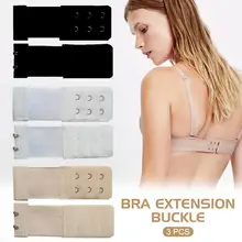 Полезный бюстгальтер, черный, белый, бежевый, удлинители, ремень, удлинение, 3 крючка, 2 ряда, Регулируемая пряжка для ремня, кнопки, аксессуары для женщин и девушек