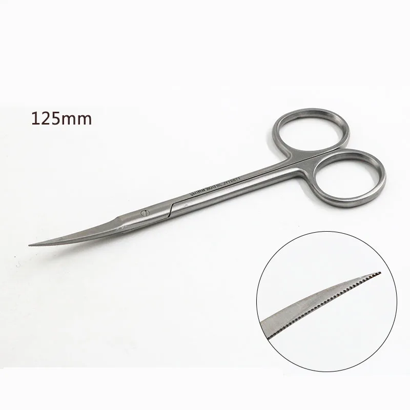 SKU-2-金燕12.5cm组织剪 弯