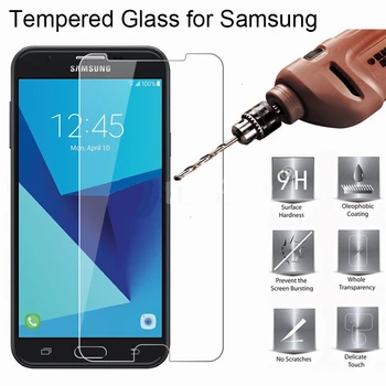 

500Pcs 2.5D Tempered Glass For Samsung Galaxy J3 J5 2017 EU J7 2017 US J310 J510 J2 Prime Screen Protector Protective Glass Film