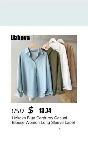 Lizkova White Blouse Women Suede Long Sleeve Formal Shirt 2020 Autumn Lapel Ladies Blouse Streetwear 8866