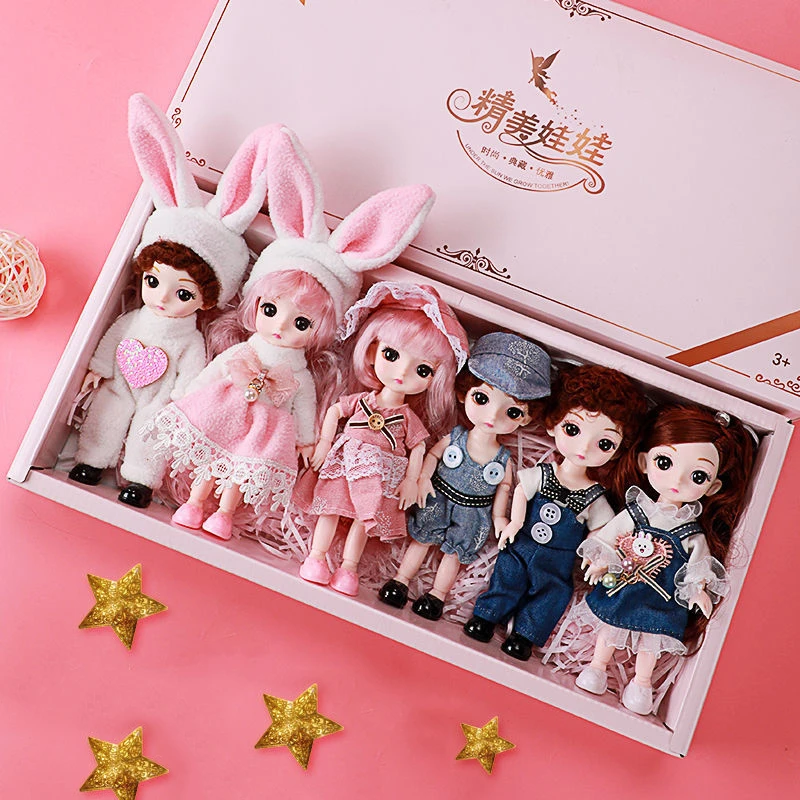 Куклы BJD 2/3 шт. 16 см 13 суставов модные куклы детская одежда обувь наряд
