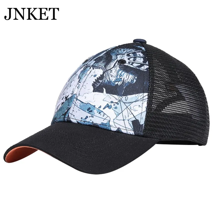 

JNKET New Unisex Mesh Baseball Cap Hip Hop Caps Breathable Baseball Hat Adjustable Snapback Hats Gorras Casquette