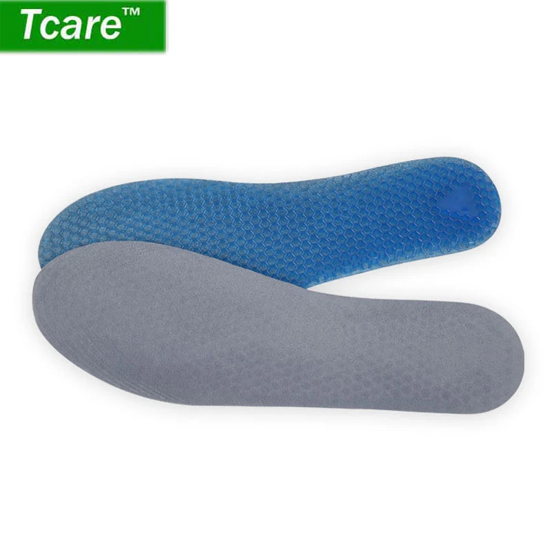 

Tcare 1Pair Honeycomb Insoles Silicone Gel Massaging Insole Sport Running Insole Insert Shoe Pad Feet Care for Men Women