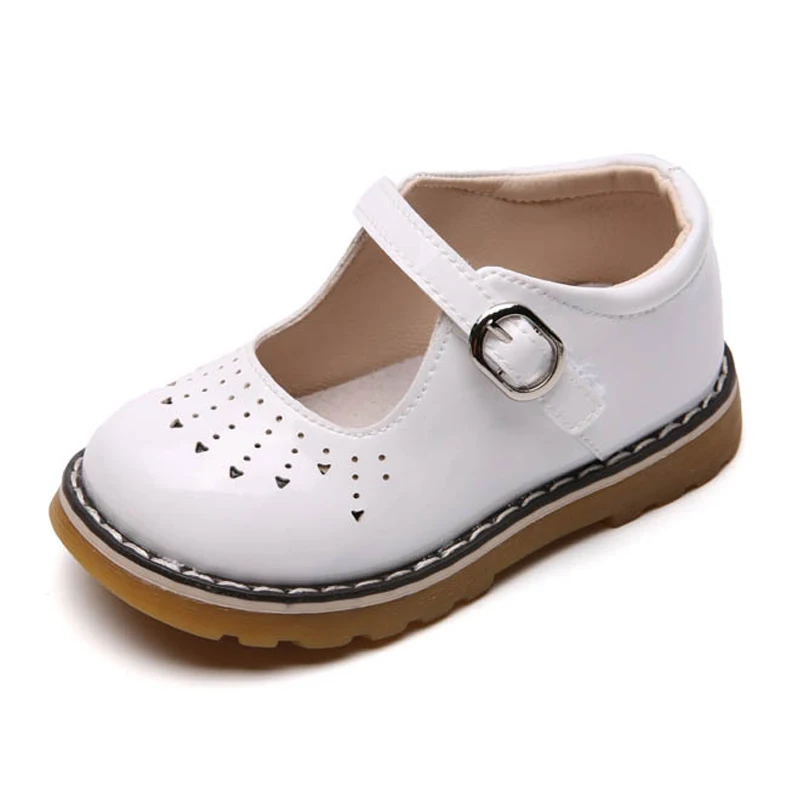 

Детские кожаные туфли для малышей, летние глянцевые туфли принцессы для девочек, дышащие туфли с мягкой подошвой, Детские вечерние свадебные туфли под платье