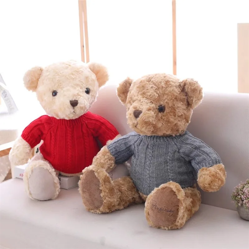

Creative Cartoon Cute First Bear Plush Doll Toy Birthday Gift Sweater Teddy Bear Doll