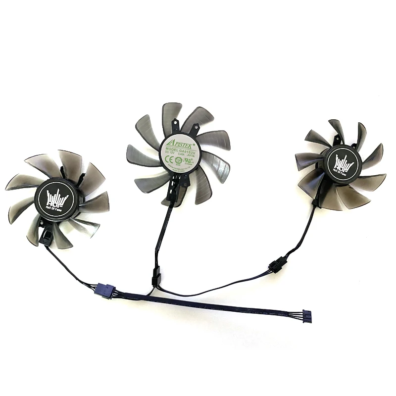 NEW 3PCS 75MM 85MM HOF GTX970 GPU Fan For GALAXY GEFORCE GTX 970 GTX 980 TI HOF Graphics 4PIN FY09015L12LPA  GA91S2U