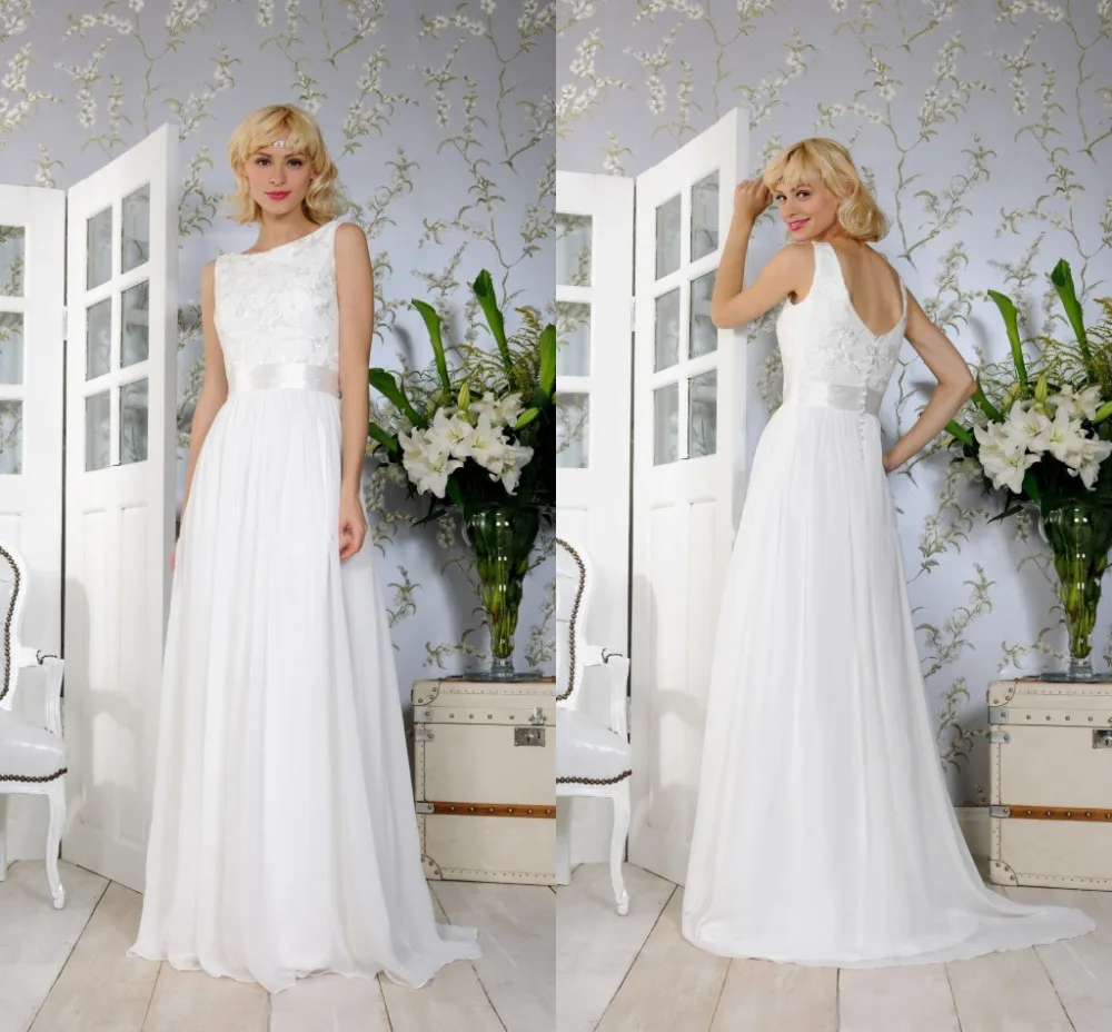 

vestido de noiva sexy backless chiffon Long Lace Custom Made Sweep Train Cheap Bridal gown 2018 mother of the bride dresses