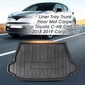 

Cargo Liner Tray Rear Waterproof Trunk Mat Floor Carpet Tailored Boot For Toyota C-HR CHR 2017+ 2018 2019 2020+ Car Accessories