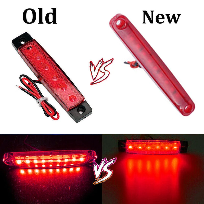 Трейлеры грузовик 9LED 24V боковой маркер хвостовой индикатор замена сигнала поворота