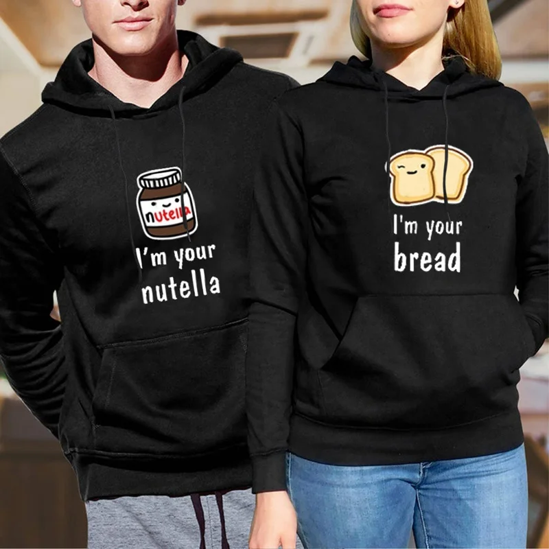 I'm Your Bread/пара толстовок для женщин и мужчин Толстовка влюбленных толстовки пар