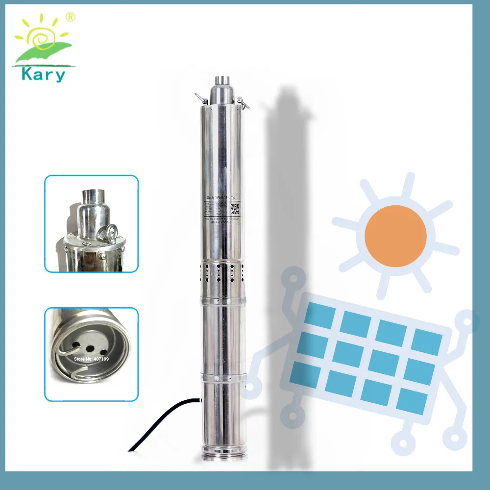 

DC 24v 3000L per hour flow rate lift 20m solar water pump for deep well Centrifugal pump Impeller pump