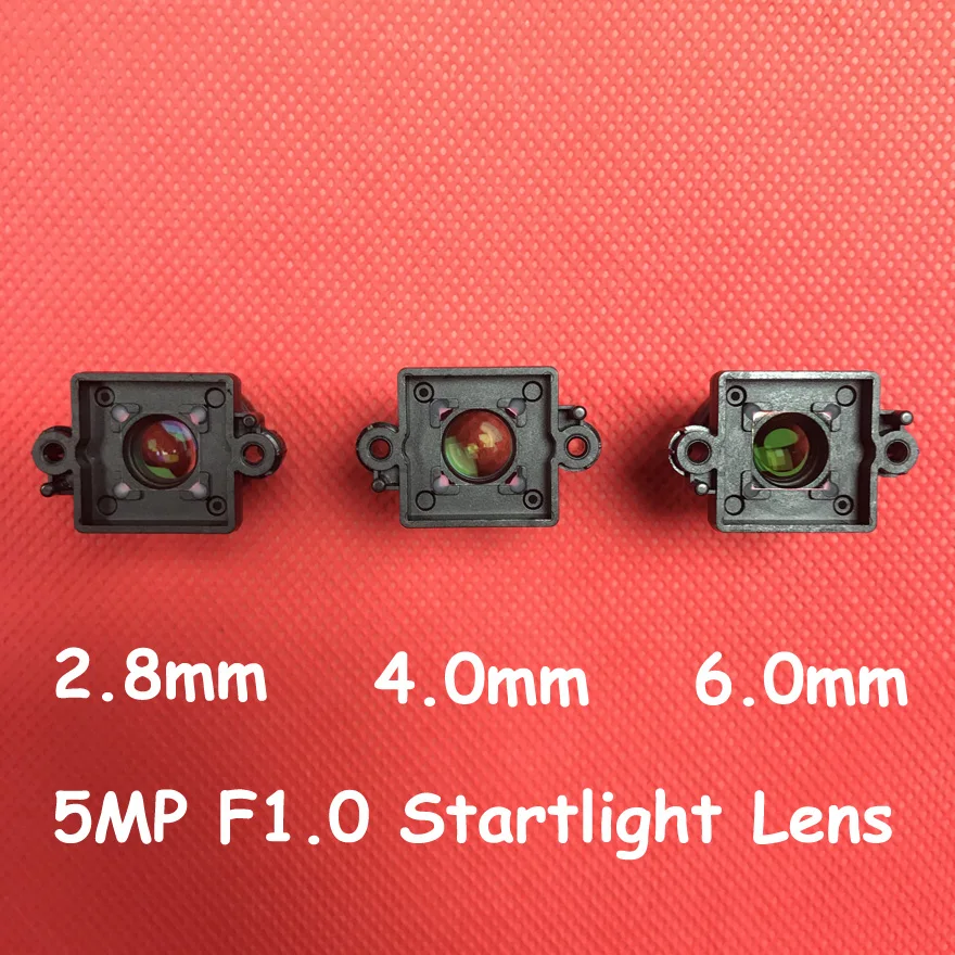 Camera Lens 5.0 Megapixel F1.0 Aperture M12 Mount For Webcam CCTV