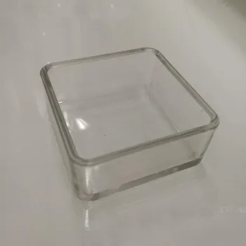 

Hot Square Clear Glass Shrimp Feeder Food Dish Feeding Tray Container Aquarium Fish Tank Feeding Bowls Feeding Tropical Fish Sup
