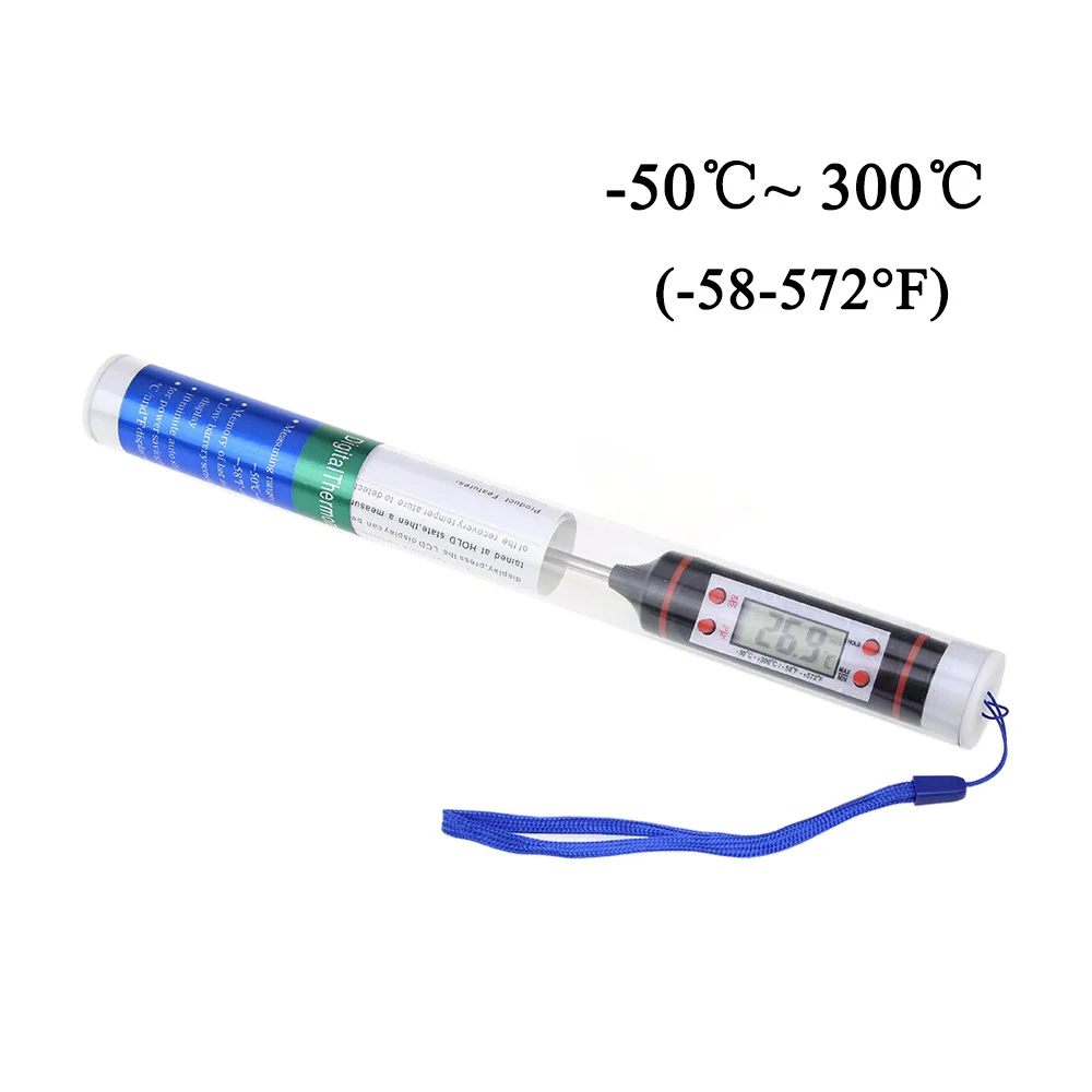 food thermometer Бесконтактный инфракрасный термометр-50-400/600 градусов цифровой C/F выбор температуры поверхности термометр пирометр Imager - Цвет: food thermometer