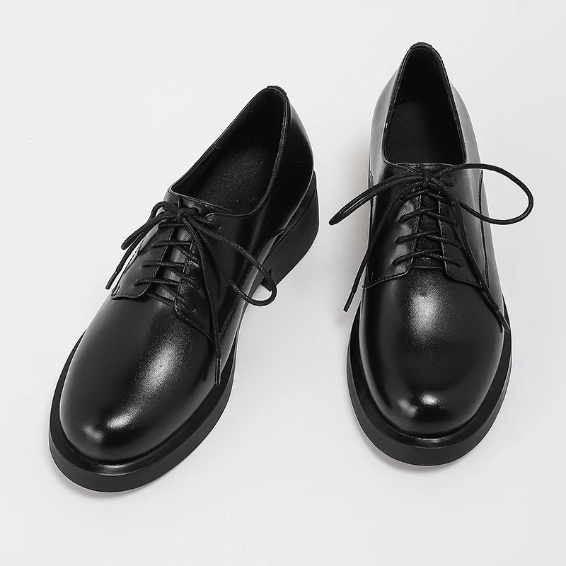 Zapatos mujer Новинка Весенняя обувь на плоской подошве Женские туфли оксфорды из