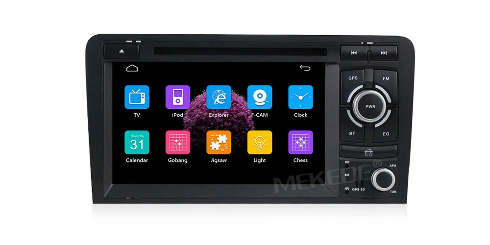 Sale MEKEDE HD Capacitive screen Two Din 7 Inch Car DVD Player For Audi/A3/S3 2002-2011 Canbus Radio GPS Bluetooth 1080P Navigation 14