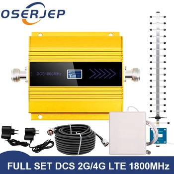 

LCD Display GSM Repeater 1800Mhz 4G Cellular Signal Booster Cell Signal Amplifier booster DCS 1800 Mobile Phone Signal amplifier