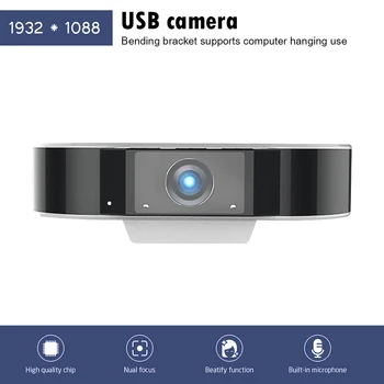 

1080P HD Web Camera USB Webcam w/ Microphone Free Web Camera with Microphone USB Video Streaming for Windows Android Linux