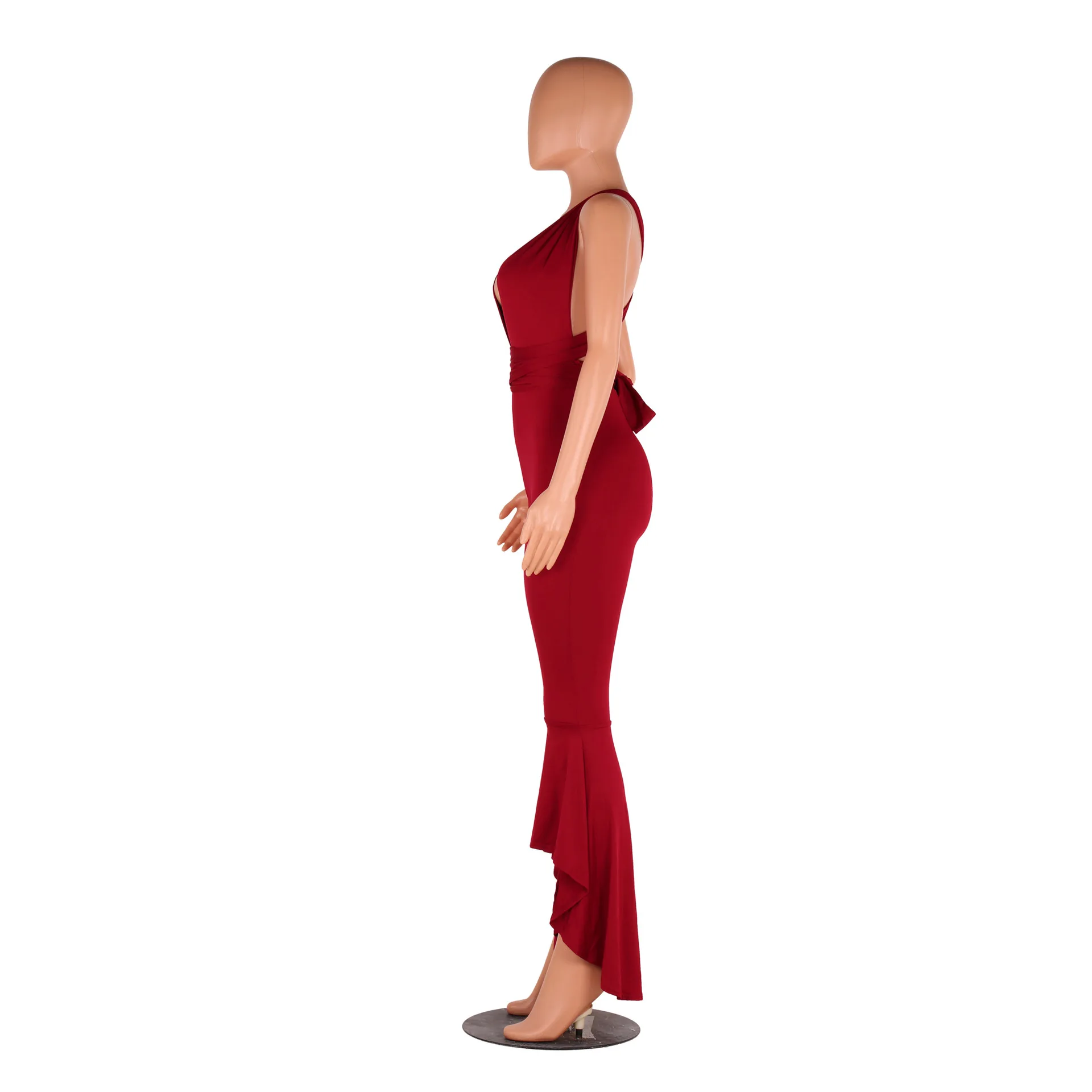 Облегающий комбинезон с широкими штанинами, глубокий v-образный вырез, летний Боди, женские сексуальные Клубные вечерние комбинезоны черного и белого цвета, женский комбинезон WF191