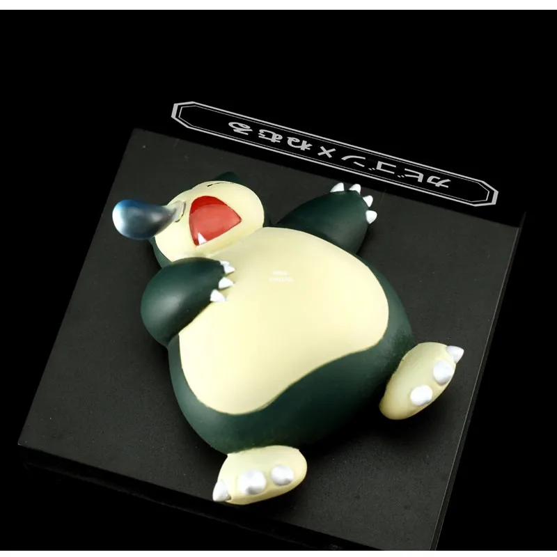 4 "Милая мультяшная статуя животных Snorlax бюст обжора полная длина портрет подарок на день рождения GK фигурка игрушка коробка 10 см V714