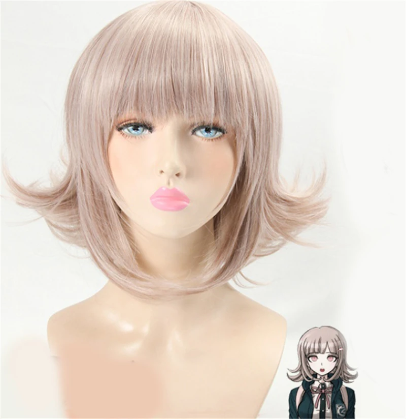 Аниме Nanami ChiaKi Danganronpa 2: Goodbye Despair парик косплей костюм декоративный аксессуары для женщин Девушка синтетические волосы 1 шт