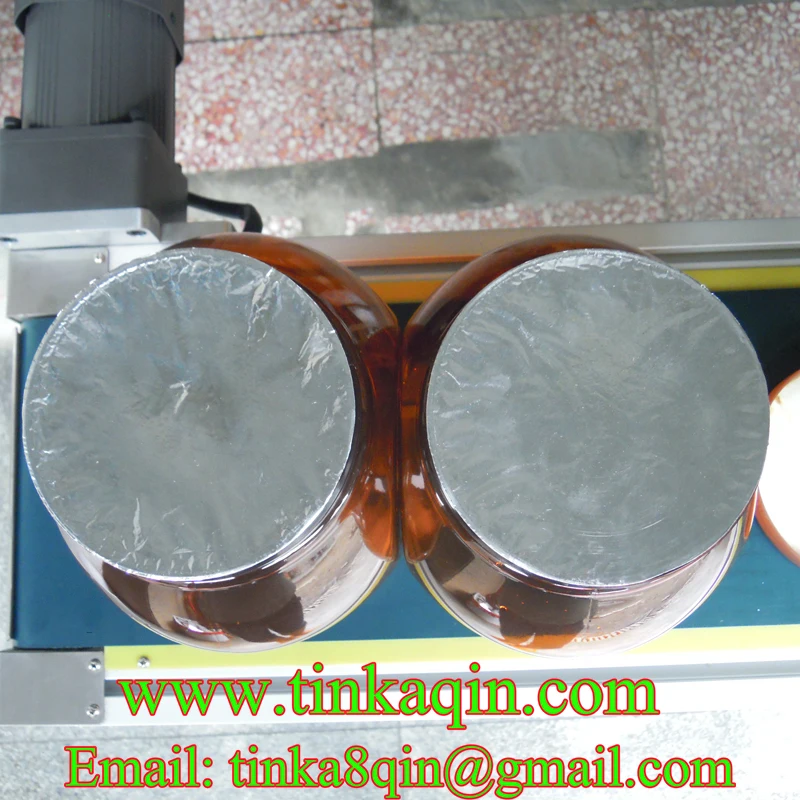 LGYF-2000BX Автоматическая Электромагнитная Индукционная Уплотнительная Машина ПЭТ PS стеклянная бутылка герметик алюминиевая фольга, пленка запайки